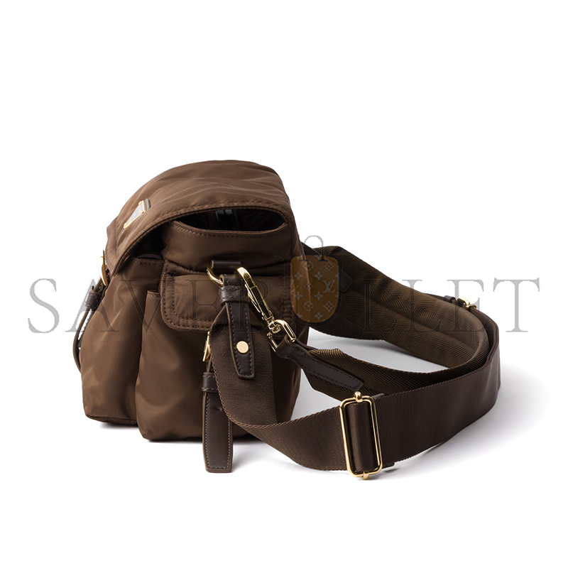 PRADA EXPLORE MEDIUM RE-NYLON SHOULDER BAG WITH FLAP 1BD394 (30*14*10cm) PRADA EXPLORE MEDIUM RE-NYLON SHOULDER BAG WITH FLAP 1BD394 (30*14*10cm)